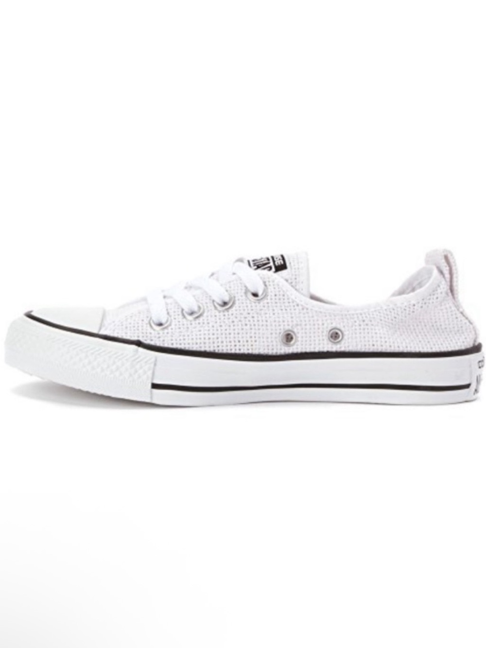 Converse Shoreline Knit Sneakers Slip On White Size 9 Summer